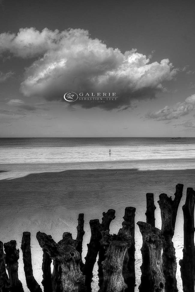 horizon à deux - saint malo - Photographie Photographies d'art en édition limitée Galerie Sébastien Luce